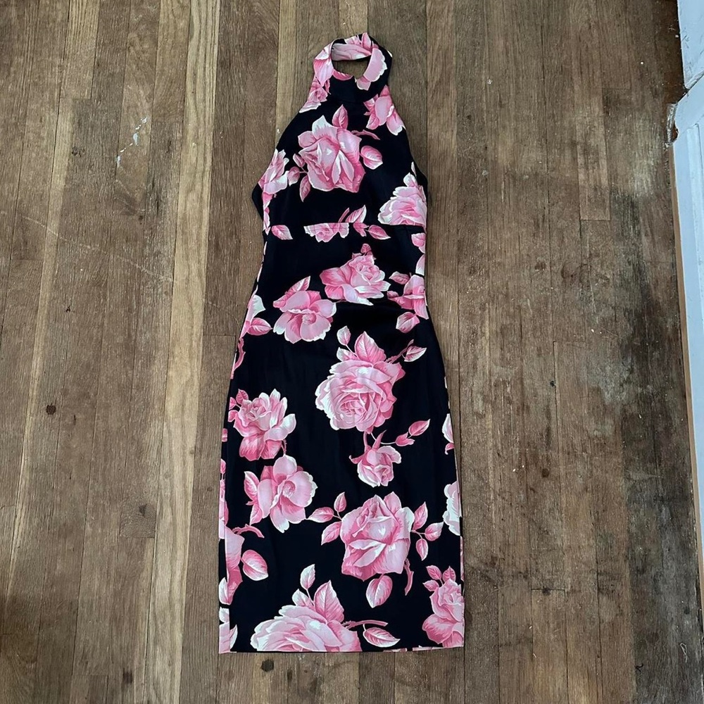 Karen Millen floral halter dress